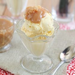 Sweet Corn Ice Cream with Caramel