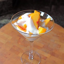 Peaches and Sweetened Cream