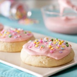 Soft Frosted Sugar Cookies