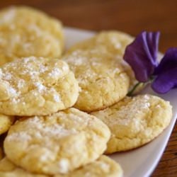 Lemon Gooey Butter Cookies