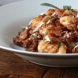 Gnocchi with Venison Ragu