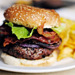 The Black and Bleu Burger