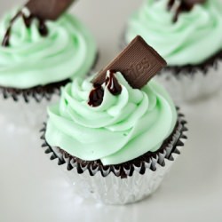 Andes Mint Cupcakes