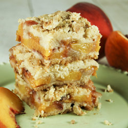 Peach Crumb Bars
