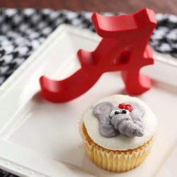 Roll Tide Cupcake