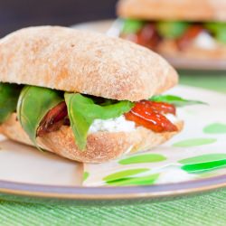 Goats Cheese & Pepper Ciabatta