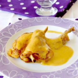 Rabbit with Orange Sauce