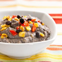 Smokey Bacon Black Bean Dip