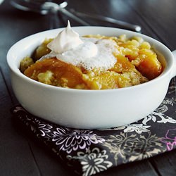 Easy Peach Dump Cake