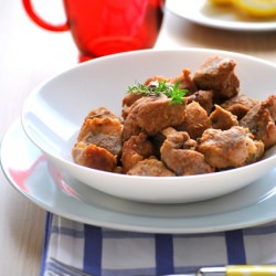 Fried Pork in White Wine