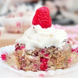 Raspberry-Marzipan Muffins