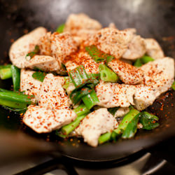 Chicken with Chili Flakes