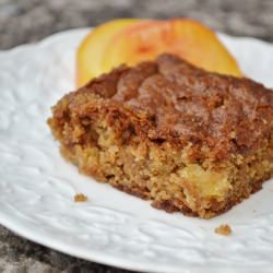 Peachy Brown Butter Blondies