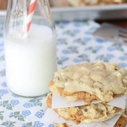 Biscoff Stuffed Cookies