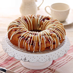 Raspberry Bundt Cake