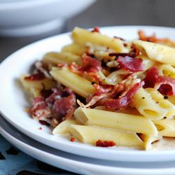 Bacon Parmesan Penne Pasta