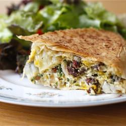 Swiss Chard, Feta and Filo Pie