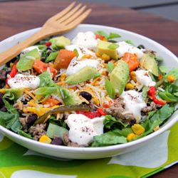 Charred Corn Chop Salad