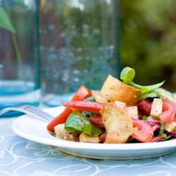 Vegan Caprese Panzanella