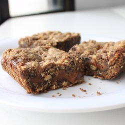 Oatmeal Brownie Milky Way Bars