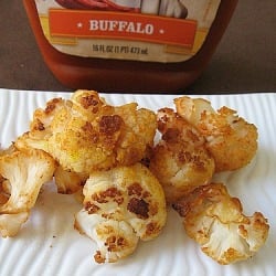 Buffalo Roasted Cauliflower
