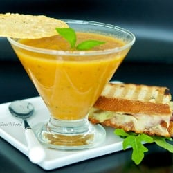 Tomato-Fennel Soup & Panini