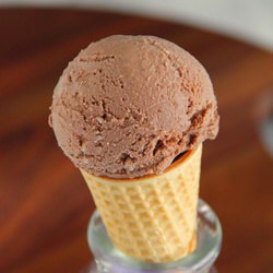 The Darkest Chocolate Ice Cream
