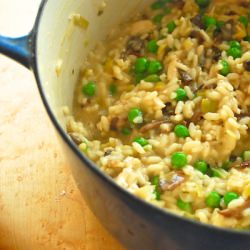Porcini Risotto with Chicken