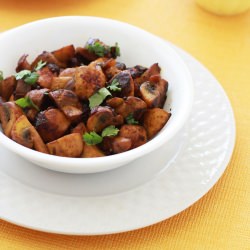 Easy Mushroom Dry Curry