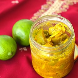 South Indian “Solar” Lime Pickle