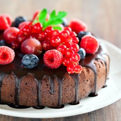 Chocolate Cake with Berries