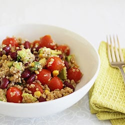 Quinoa, Lentil and Bean Salad