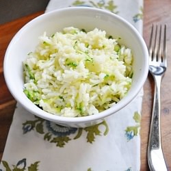 Cheesy Zucchini Rice