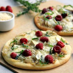 Raspberry & Brie Flatbreads