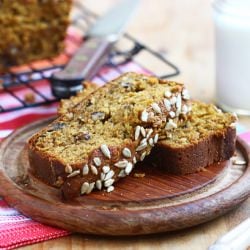 Nutty Seedy Pumpkin Bread