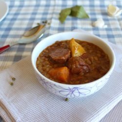 Lentils Stew and Chorizo