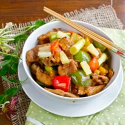 Stir Fried Sweet and Sour Pork