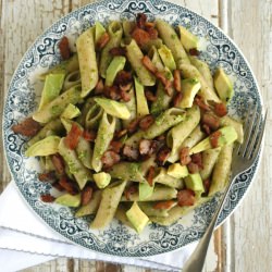 Penne with Parsley Pesto