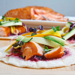 Salmon Bulgogi Tacos
