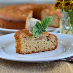 Apple Cake & Banana Ice Cream