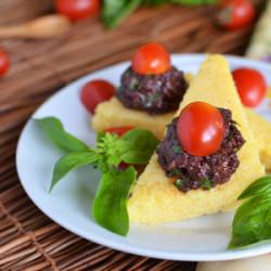 Polenta with Olive Tapenade