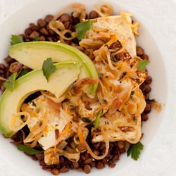 Orange-Shallot Tofu