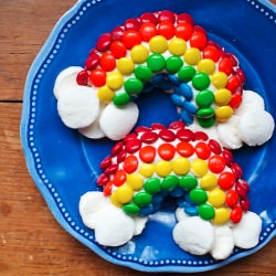 Double Rainbow Cakes