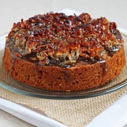 Crunchy Glazed Oatmeal Cake