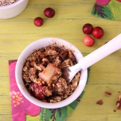 Cranberry Pear Crumble