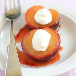 Honey-Roasted Plums