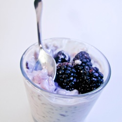 Blueberry & Blackberry Rice Pudding