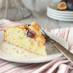 Fig Cake with Ginger Syrup