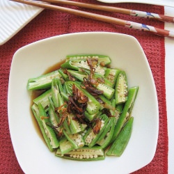 Steamed Okra