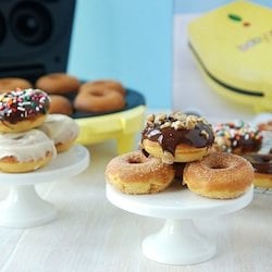 Pumpkin Spice Donut with Maple Frosting